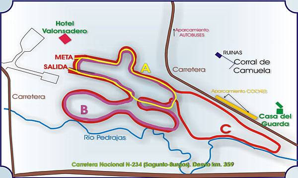 Mapa del recorrido Mapa del recorrido